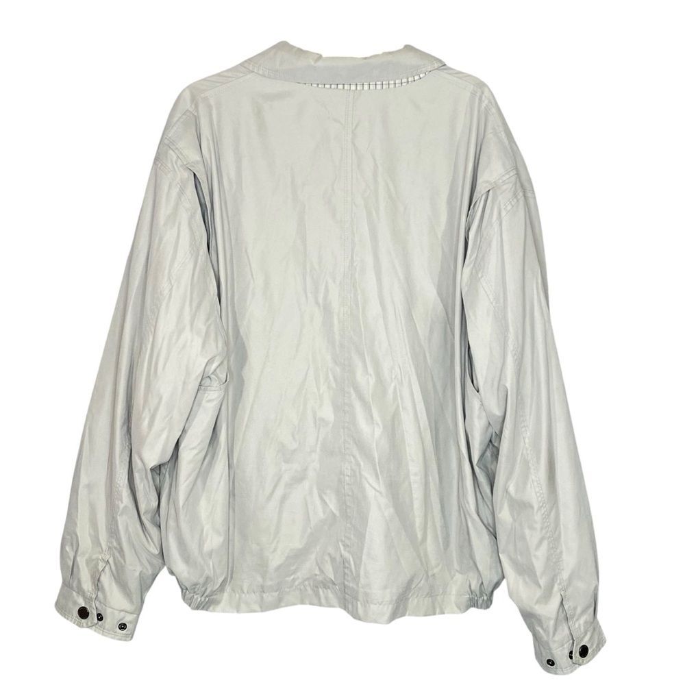 London Fog Mens Windbreaker Classic Beige Size XXL Weather Resistant w Pockets - Picture 2 of 5